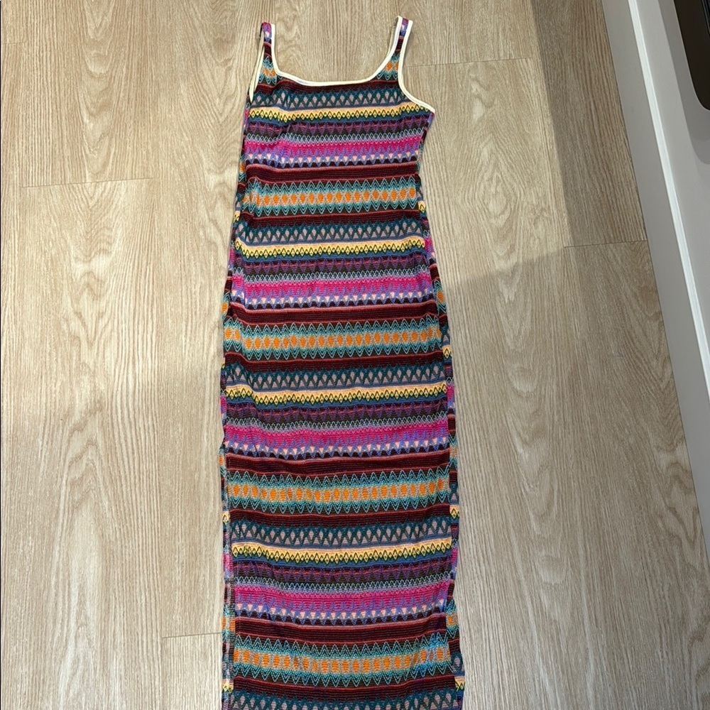 Multicolor Striped Maxi Dress size M